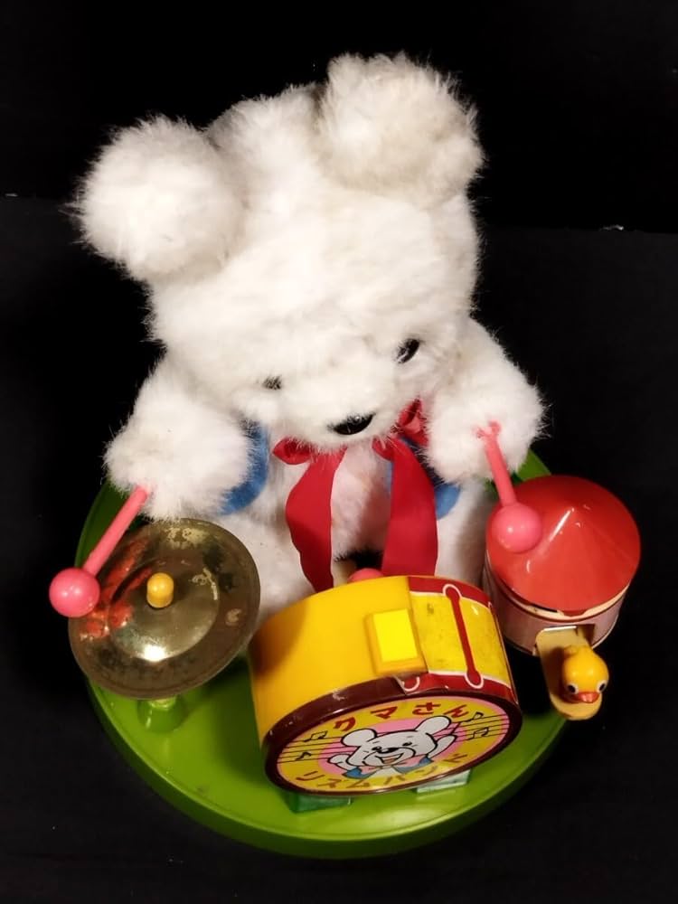 Amazon.co.jp: アルプス くまさん リズムバンド 現状品 おもちゃ 楽器